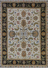 India Ziegler Hand Knotted Wool 8x10