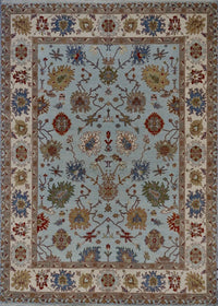 India Ziegler Hand Knotted Wool 8x10