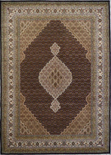 India Tabriz Mahi Hand Knotted Wool 8x11