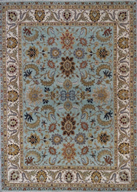 India Ziegler Hand Knotted Wool 8x11