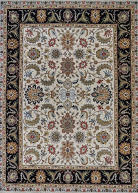 India Ziegler Hand Knotted Wool 8x10