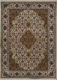 India Tabriz Mahi Hand Knotted Wool 2x3