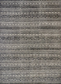 India Morocco Modern Hand Knotted Wool 9x12