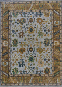 India Oushak Hand Knotted Wool 8x10