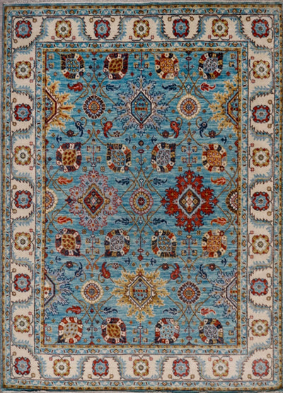 India Oushak Hand Knotted Wool 8x10