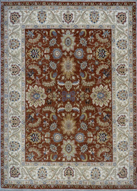 India Ziegler Hand Knotted Wool 8x10