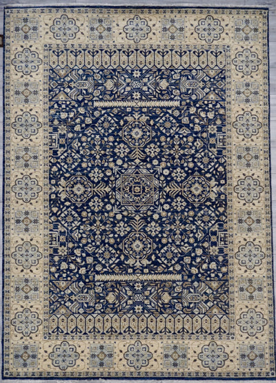 India Mamluk Hand Knotted Wool 6x9