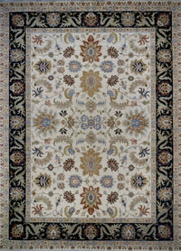 India Ziegler Hand Knotted Wool 10x14