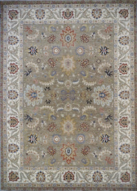 India Ziegler Hand Knotted Wool 10x14