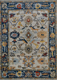 India Oushak Hand Knotted Wool 9x12