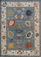 India Oushak Hand Knotted Wool 9x12