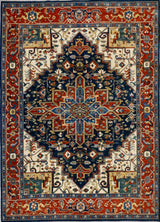 Pakistan Heriz Hand Knotted Wool 8x10