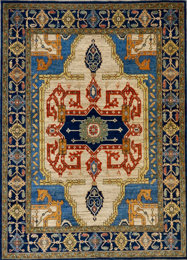 Pakistan Heriz Hand Knotted Wool 8x10