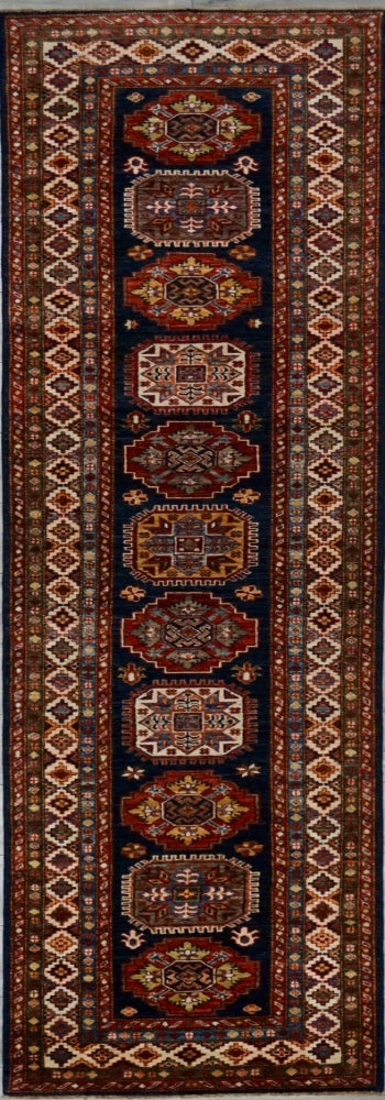 Pakistan Super Kazak Hand Knotted Wool 3x10