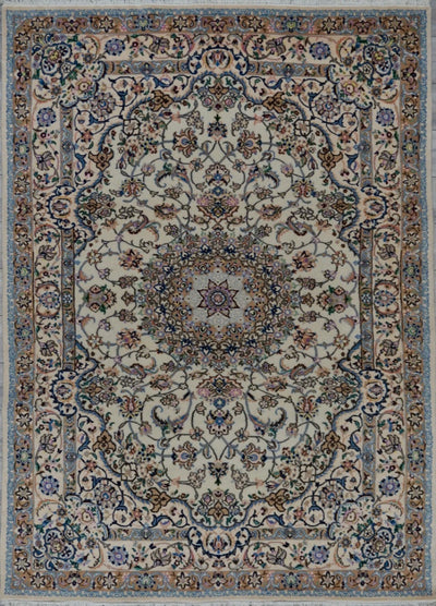 Persian Nain Hand Knotted Wool 5x8