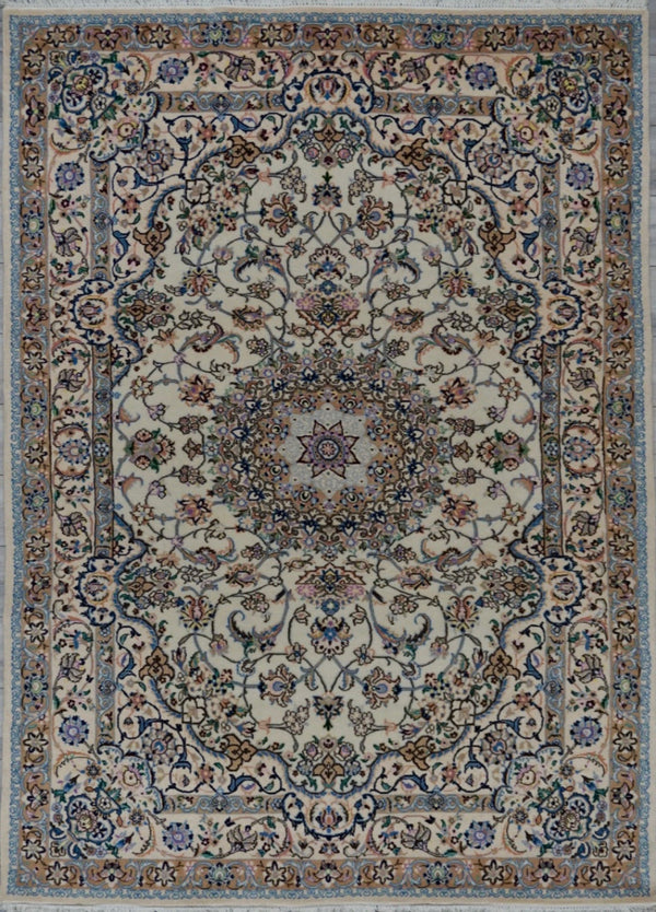 Persian Nain Hand Knotted Wool 5x8