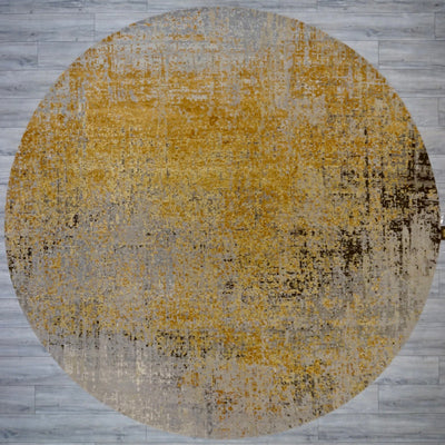 India Fine Texture Hand Knotted Wool & Silk 10x10