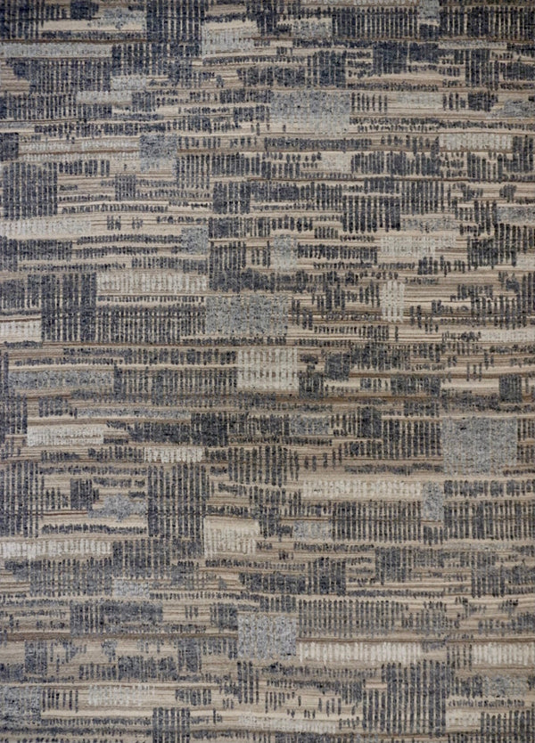 India Modern Morocco Hand Knotted Wool 9x12