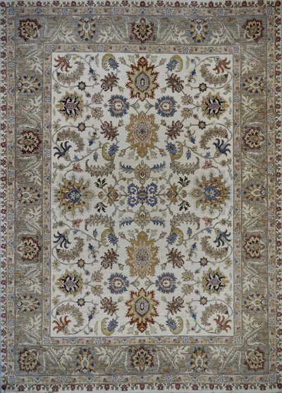 India Ziegler SultanAbad Hand Knotted Wool 9x12