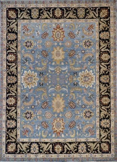 India Ziegler SultanAbad Hand Knotted Wool 9x12