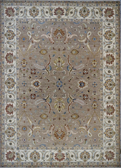 India Ziegler SultanAbad Hand Knotted Wool 9x12