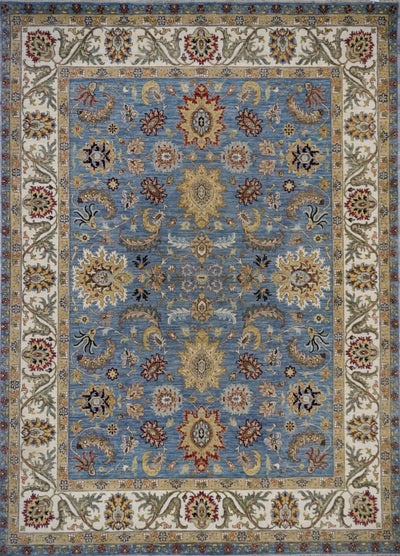 India Ziegler SultanAbad Hand Knotted Wool 9x12