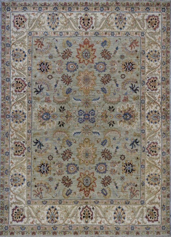 India Ziegler SultanAbad Hand Knotted Wool 8x10