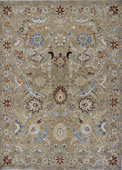 India Ziegler SultanAbad Hand Knotted Wool 8x10