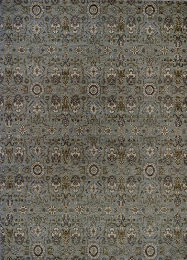 India Ziegler Transitional Hand Knotted Wool 8x10