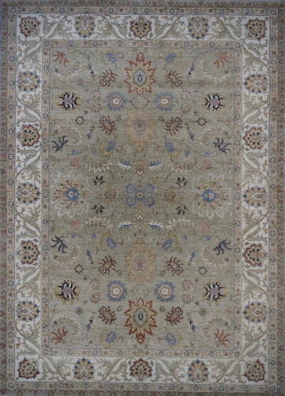 India Ziegler SultanAbad Hand Knotted Wool 10x14