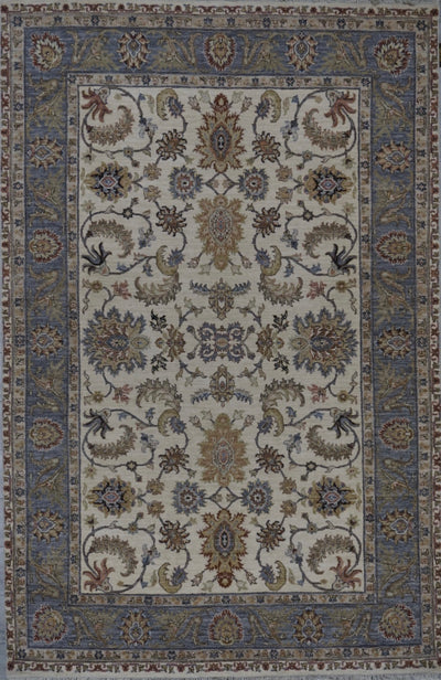 India Ziegler SultanAbad Hand Knotted Wool 6x9