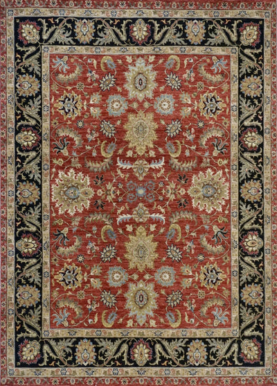 India Ziegler SultanAbad Hand Knotted Wool 8x10
