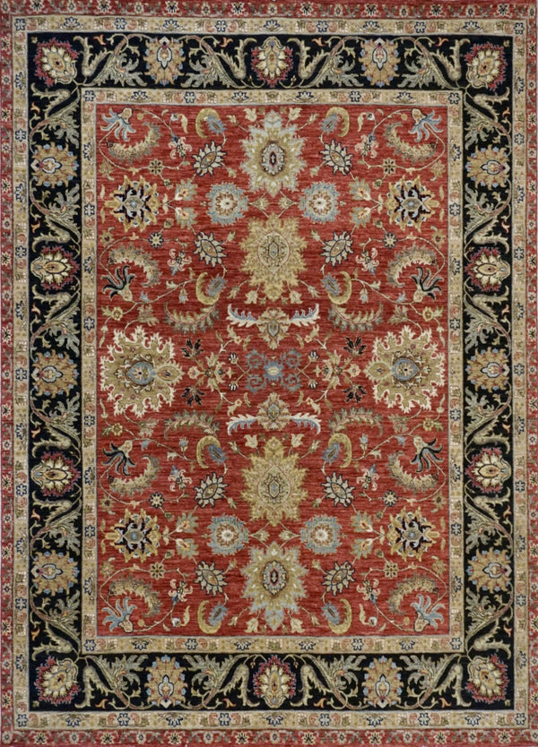 India Ziegler SultanAbad Hand Knotted Wool 8x10
