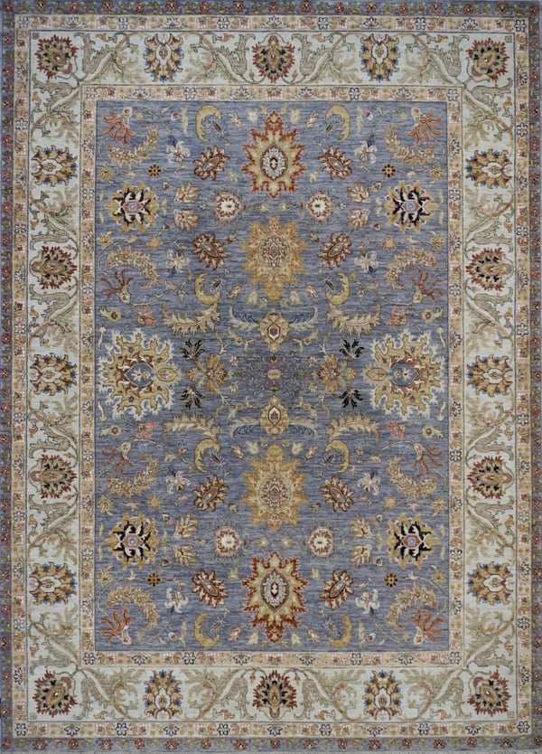 India Ziegler SultanAbad Hand Knotted Wool 9x12