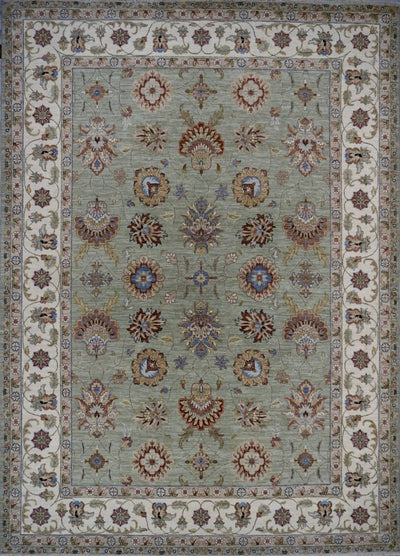 India Ziegler SultanAbad Hand Knotted Wool 9x12