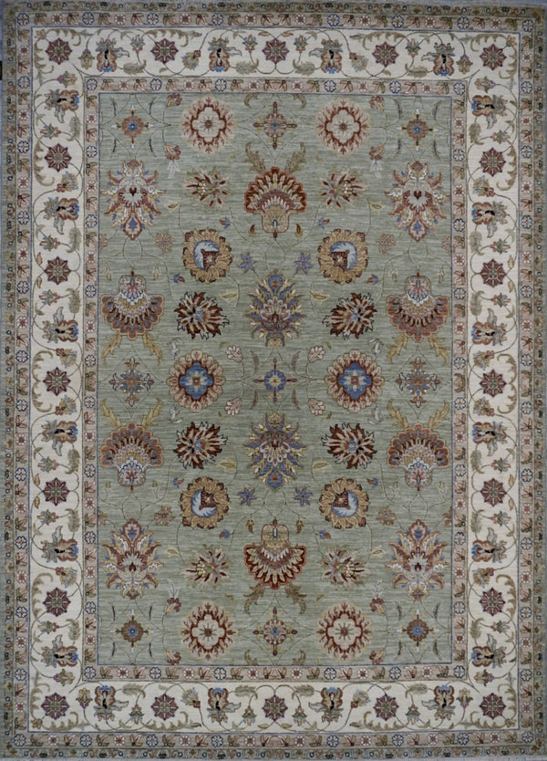 India Ziegler SultanAbad Hand Knotted Wool 9x12