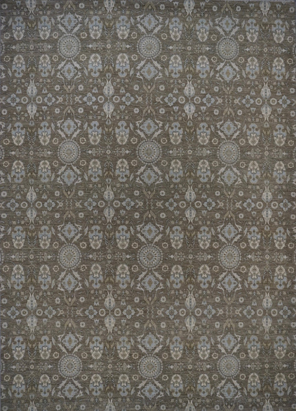 India Ziegler Transitional Hand Knotted Wool 9x12