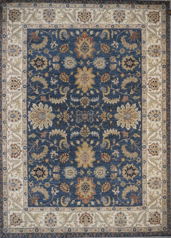 India Ziegler SultanAbad Hand Knotted Wool 12x15