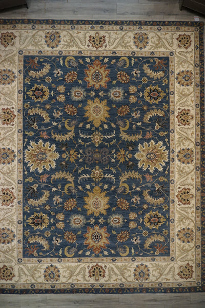 India Ziegler SultanAbad Hand Knotted Wool 12x15