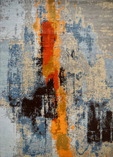 India Modern HDFR Hand Knotted Wool 12x15