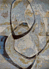 India Modern HDFR Hand Knotted Wool 9x12