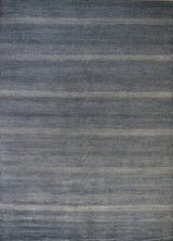 India Modern Grass Hand Knotted Wool 9x12