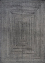 India Modern Morocco Hand Knotted Wool 9x12