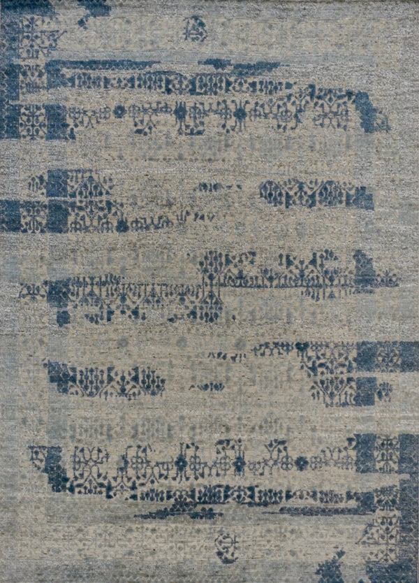 India Modern Morocco Hand Knotted Wool 8x10