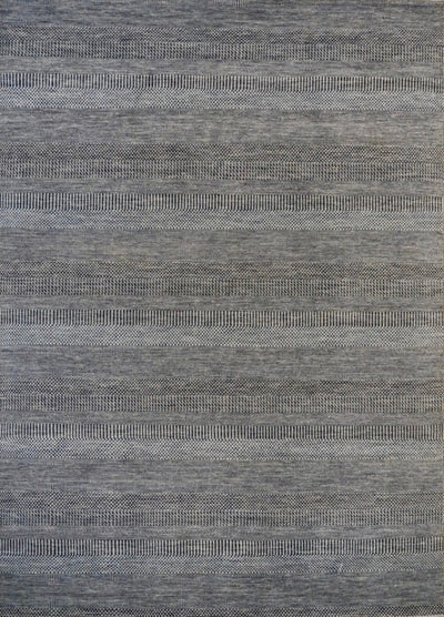 India Modern Grass Hand Knotted Wool 8x10