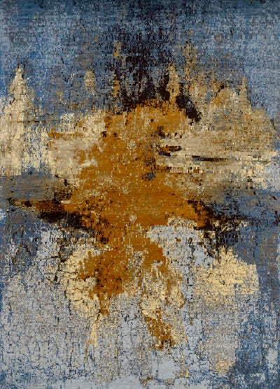 India Modern HDFR Hand Knotted Wool 8x10