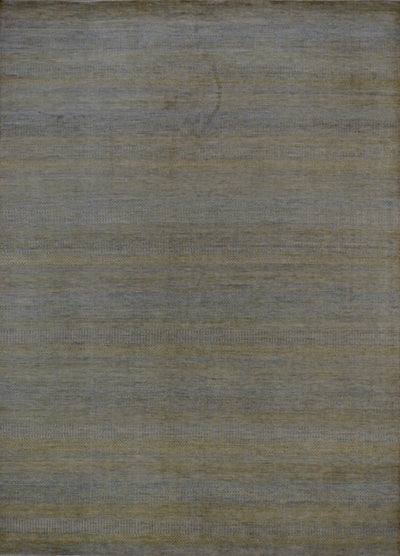 India Modern Grass Hand Knotted Wool 8x10