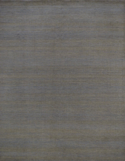 India Modern Grass Hand Knotted Wool 8x10