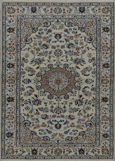 India Nain Hand Knotted Wool & Silk 3x5