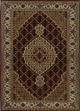 India Tabriz Mahi Hand Knotted Wool & Silk 3x5